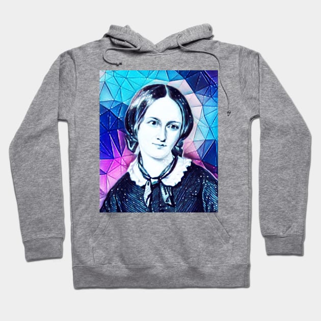 Emily Bronte Snow Portrait | Emily Bronte Artwork 6 Hoodie by JustLit